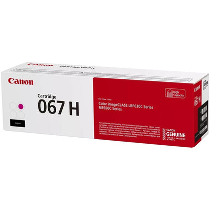 Canon 067 Original High Yield Laser Toner Cartridge - Magenta - 1 Each 5104C001