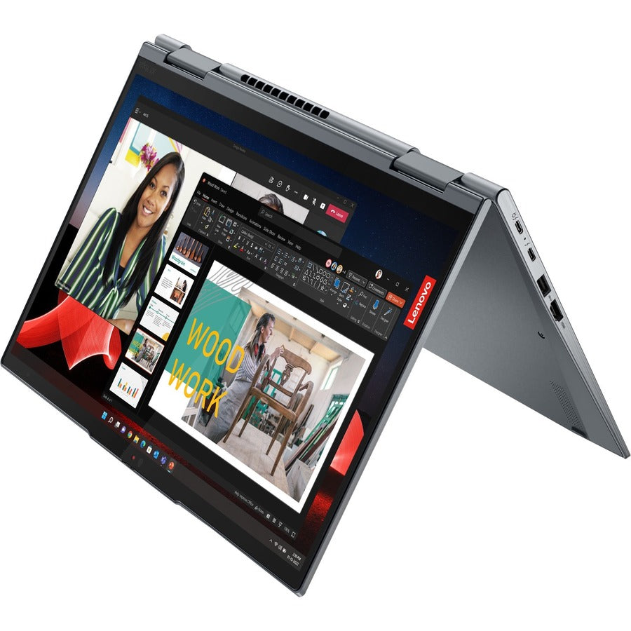 Lenovo ThinkPad X1 Yoga Gen 8 21HQ000CUS 14" Touchscreen Convertible 2 in 1 Notebook - WUXGA - Intel Core i7 13th Gen i7-1365U - vPro Technology - Intel Evo Platform - 16 GB - 512 GB SSD - English Keyboard - Storm Gray 21HQ000CUS