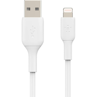 Câble Belkin BoostCharge Lightning vers USB-A (3 mètres / 9,9 pieds, blanc) CAA001BT3MWH