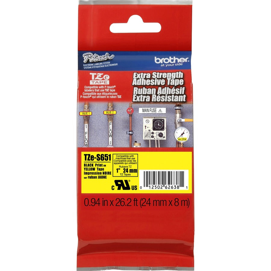 Ruban adhésif extra-fort Brother P-Touch TZe TZES651