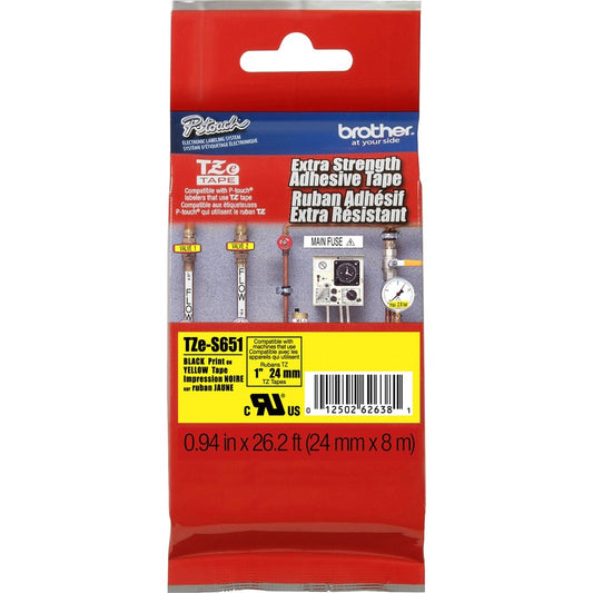 Ruban adhésif extra-fort Brother P-Touch TZe TZES651