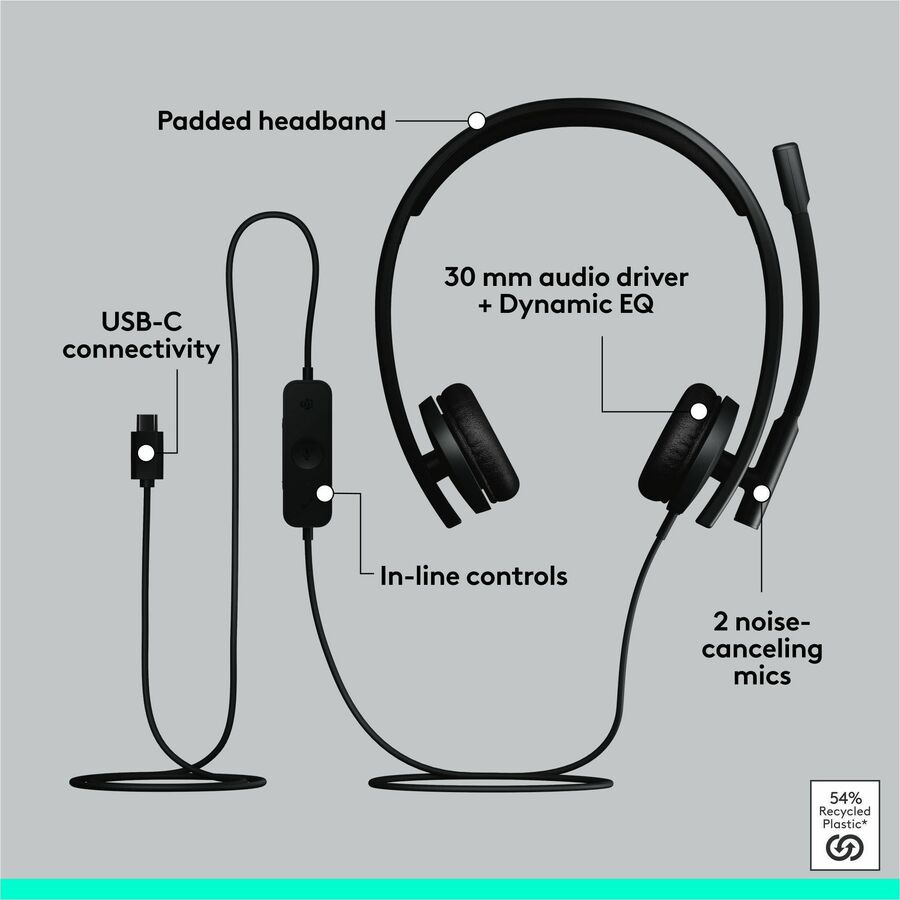 Logitech H570E Headset 981-001429