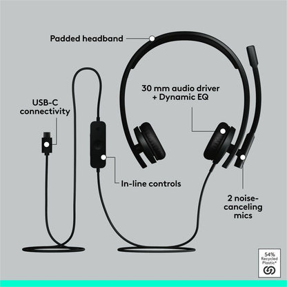 Logitech H570E Headset 981-001429