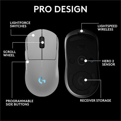 Logitech G PRO 2 LIGHTSPEED Gaming Mouse 910-007290