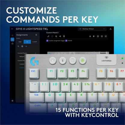 Logitech G G915 X LIGHTSPEED TKL Gaming Keyboard 920-012732