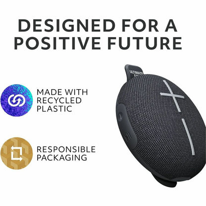 Logitech UE Mini Roll Portable Speaker System - Black 984-002015