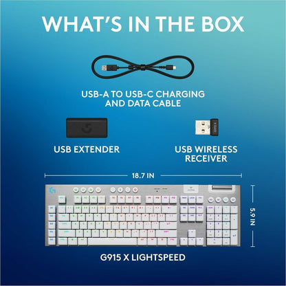 Logitech G G915 X LIGHTSPEED Gaming Keyboard 920-012685