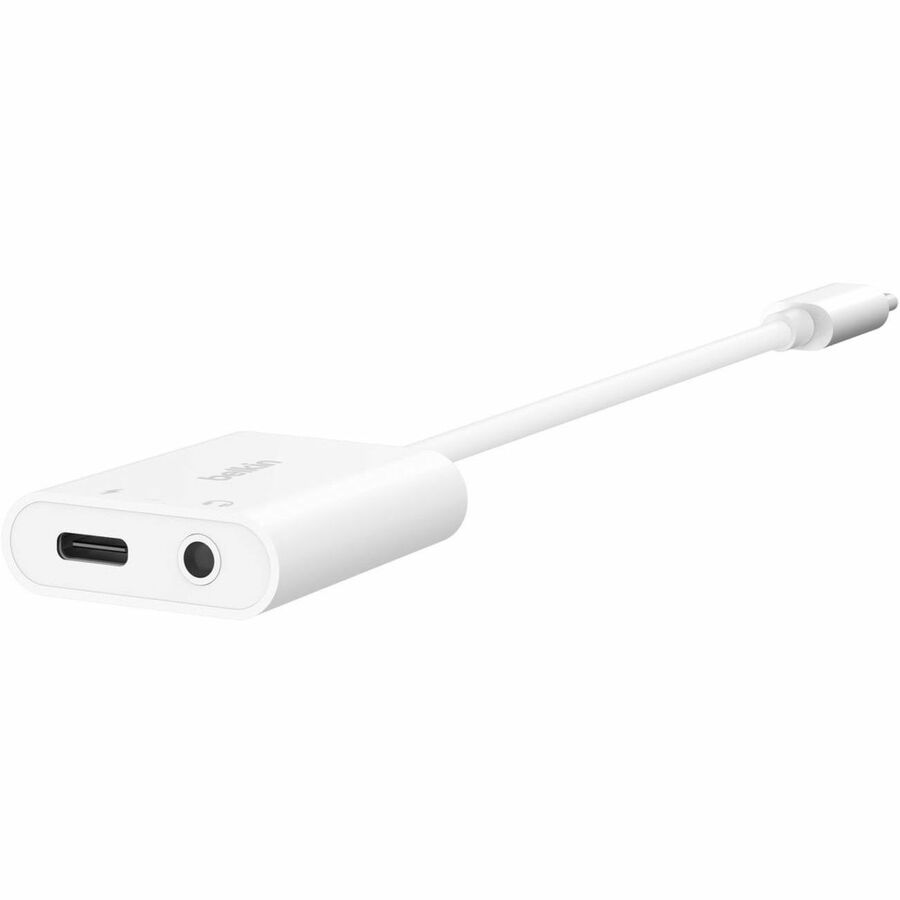 Belkin RockStar 3.5mm Audio + USB-C Charge Adapter NPA004btWH