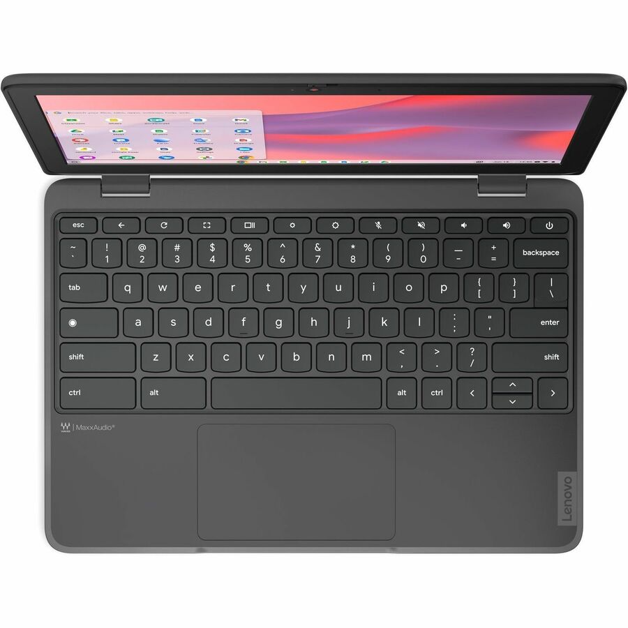 Lenovo 100e Chromebook Gen 4 100e 82W0000PUS 11.6" Chromebook - HD - Octa-core (MediaTek Cortex A76 + Cortex A55) - 8 GB - 64 GB Flash Memory - English Keyboard - Graphite Gray 82W0000PUS