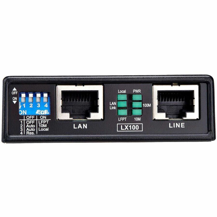 StarTech.com Kit d'extension Ethernet 10/100, jusqu'à 800 m, LAN longue portée sur câble à paire unique/RJ45 UTP, pour caméra IP distante/AP WiFi C2-ETHERNET-EXTENDER