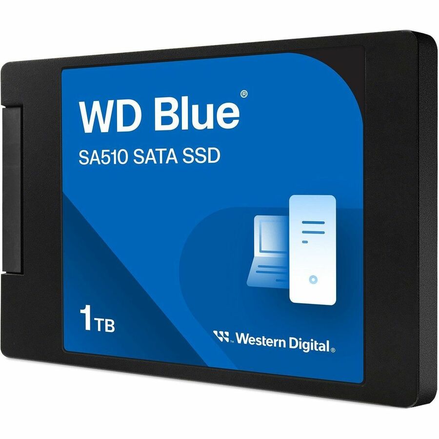 Disque SSD WD Blue SA510 WDS100T3B0A-00AXR0 1 To - 2,5" interne - SATA WDS100T3B0A-00AXR0