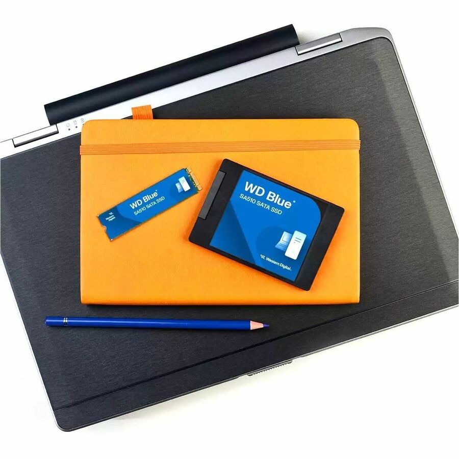 Disque SSD WD Blue SA510 WDS100T3B0A-00AXR0 1 To - 2,5" interne - SATA WDS100T3B0A-00AXR0