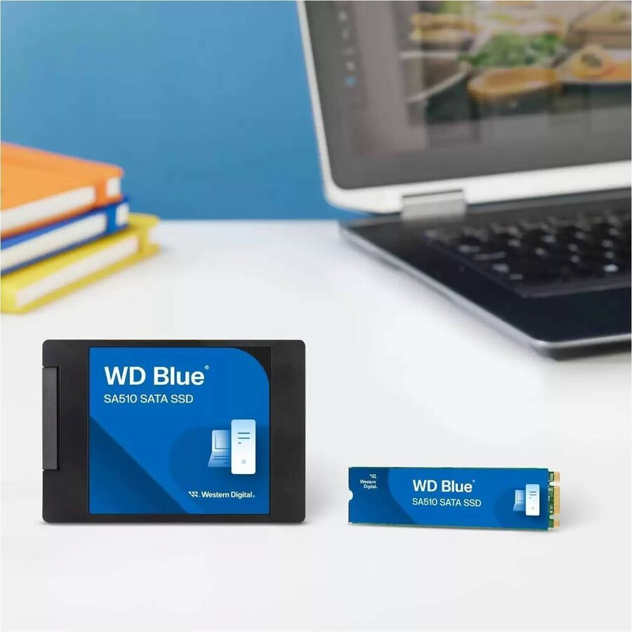 Disque SSD WD Blue SA510 WDS100T3B0A-00AXR0 1 To - 2,5" interne - SATA WDS100T3B0A-00AXR0