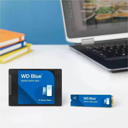Disque SSD WD Blue SA510 WDS100T3B0A-00AXR0 1 To - 2,5" interne - SATA WDS100T3B0A-00AXR0