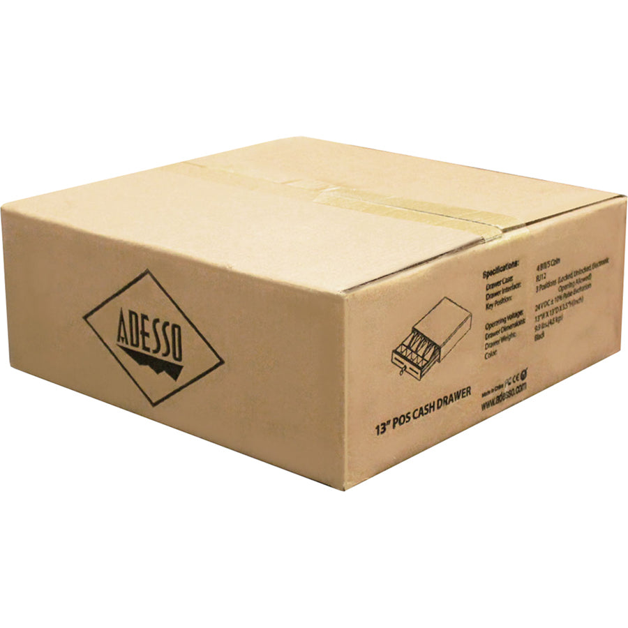 Tiroir-caisse POS Adesso 13" avec plateau-caisse amovible MRP-13CD