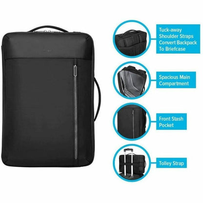 Sacoche de transport (sac à dos) Targus Urban TBB595GL pour ordinateur portable 15,6" - Noir TBB595GL