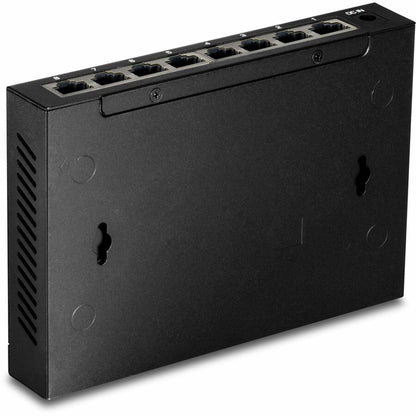 Commutateur non géré TRENDnet 8 ports 2,5G, 8 ports 2,5GBASE-T, capacité de commutation 40 Gbit/s, rétrocompatible avec les appareils 1 000 Mbit/s, sans ventilateur, montage mural, noir, TEG-S380 TEG-S380