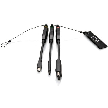Adaptateur de dongle HDMI universel C2G avec Mini DP, DisplayPort et USB-C C2G30028