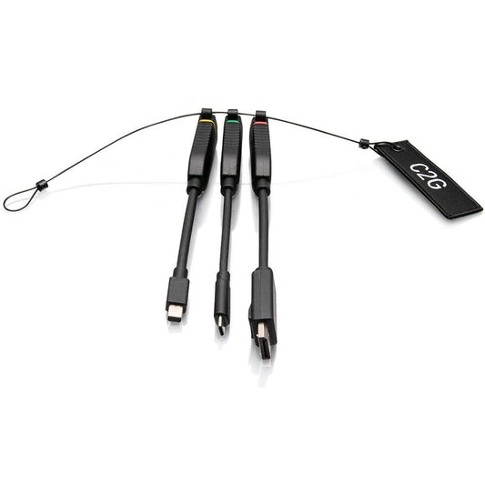 Adaptateur de dongle HDMI universel C2G avec Mini DP, DisplayPort et USB-C C2G30028