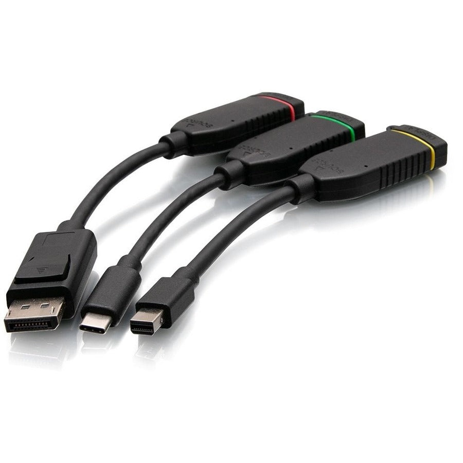Adaptateur de dongle HDMI universel C2G avec Mini DP, DisplayPort et USB-C C2G30028