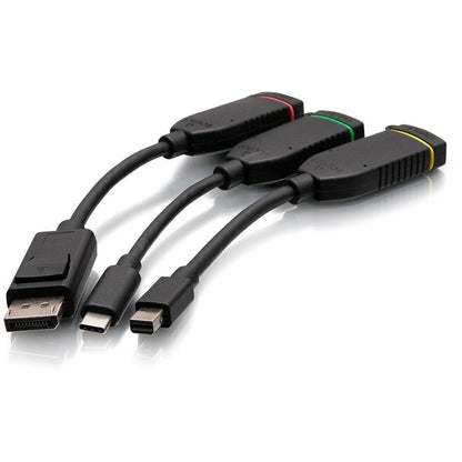 Adaptateur de dongle HDMI universel C2G avec Mini DP, DisplayPort et USB-C C2G30028