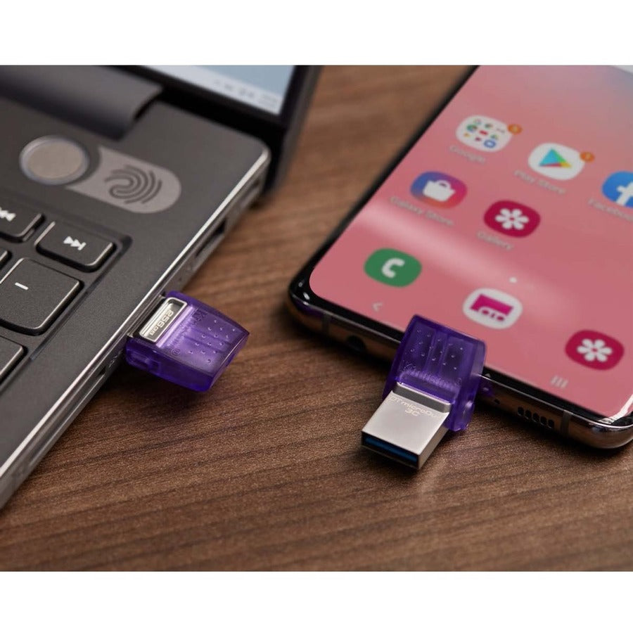 Clé USB Kingston DataTraveler microDuo 3C DTDUO3CG3/256 Go