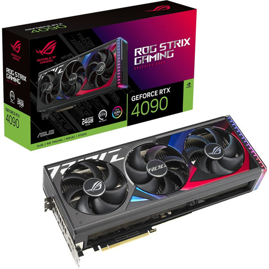 Carte graphique Asus ROG NVIDIA GeForce RTX 4090 - 24 Go GDDR6X ROG-STRIX-RTX4090-24G-GAM