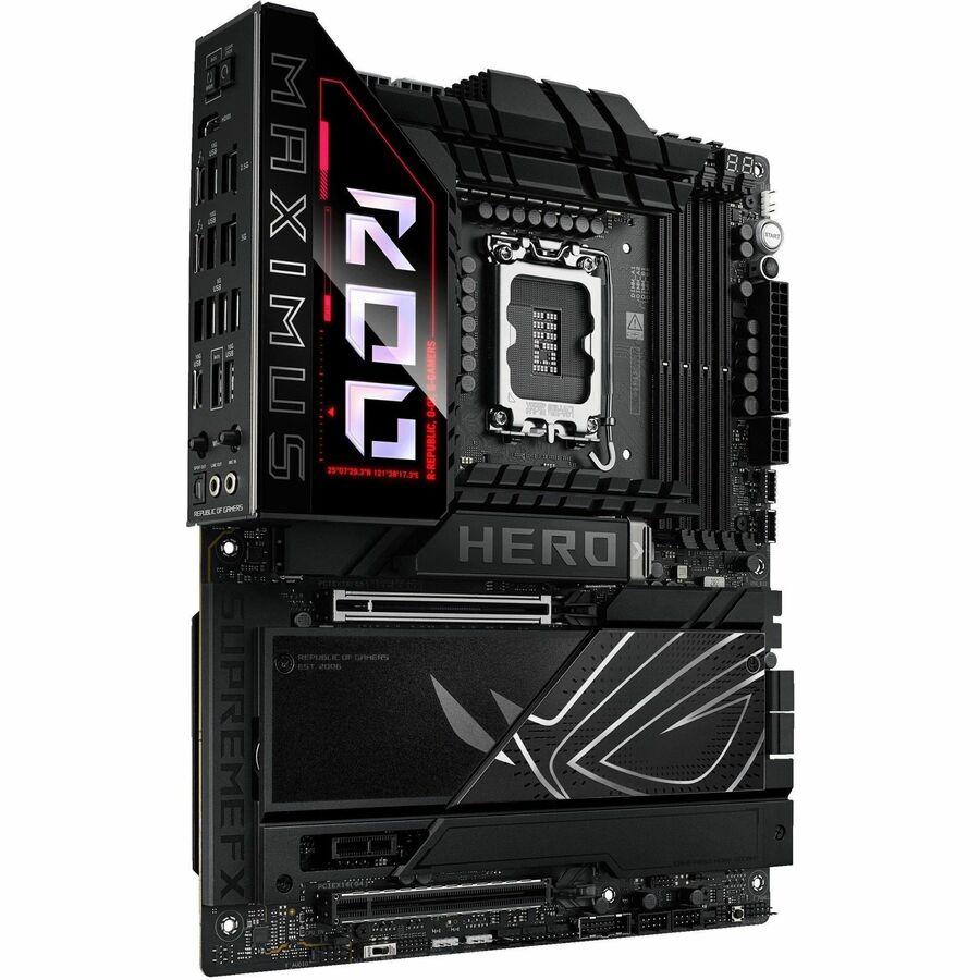 Carte mère de bureau gaming Asus ROG MAXIMUS Z890 HERO - Chipset Intel Z890 - Socket LGA-1851 - ATX ROG MAXIMUS Z890 HERO