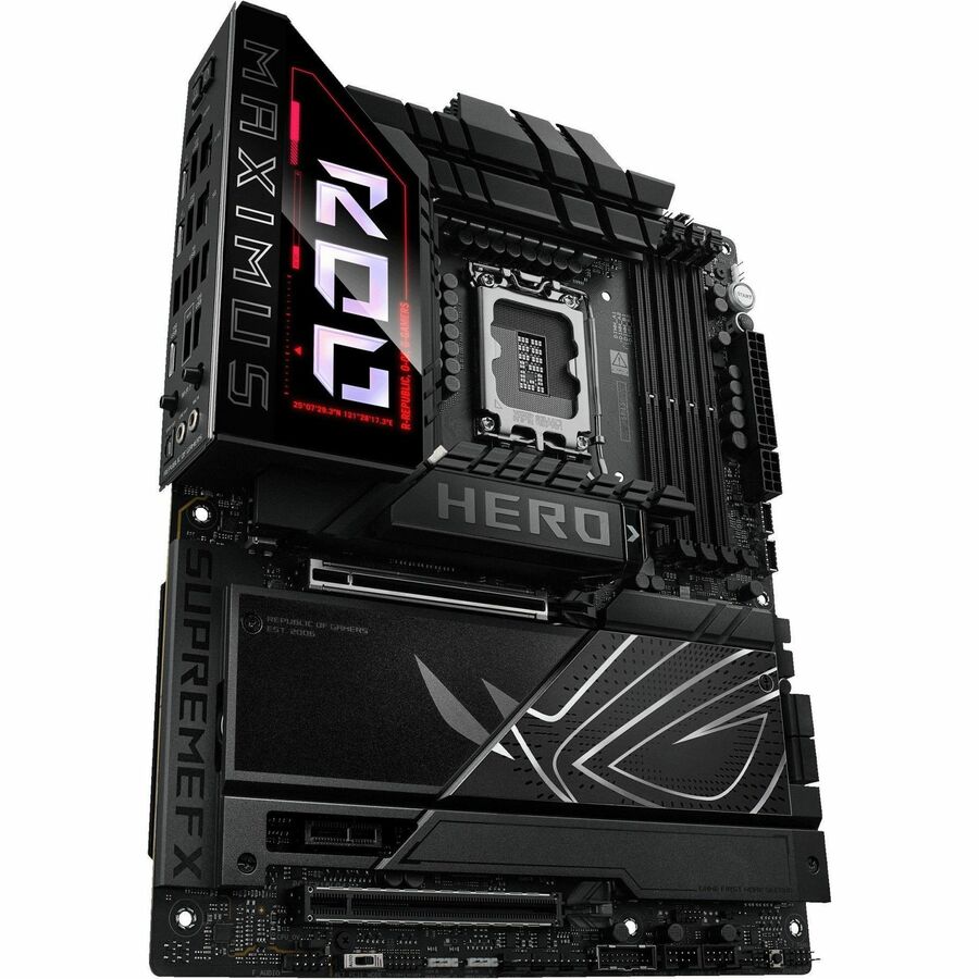 Carte mère de bureau gaming Asus ROG MAXIMUS Z890 HERO - Chipset Intel Z890 - Socket LGA-1851 - ATX ROG MAXIMUS Z890 HERO