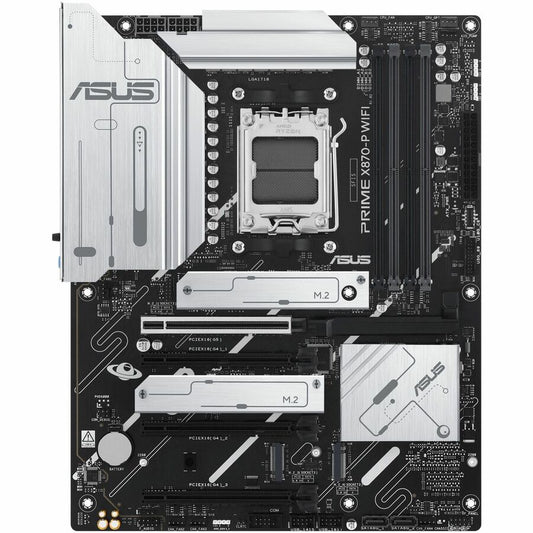 Carte mère de bureau gaming Asus Prime X870-P WIFI - Chipset AMD X870 - Socket AM5 - ATX PRIMEX870-PWIFI