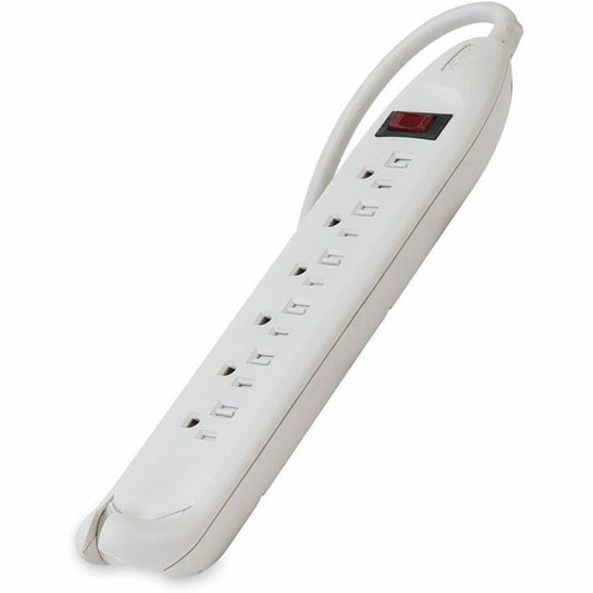 Belkin 6-Outlet Power Strip w/ On-Off Switch - 12ft Cord - Straight Plug - White F9D160-12