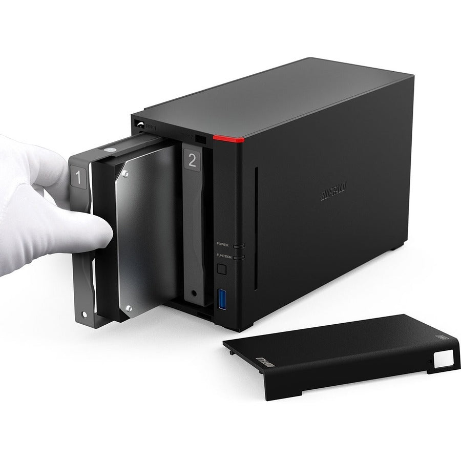 Stockage NAS Cloud personnel à 2 baies BUFFALO LinkStation 720 16 To Disques durs inclus LS720D1602