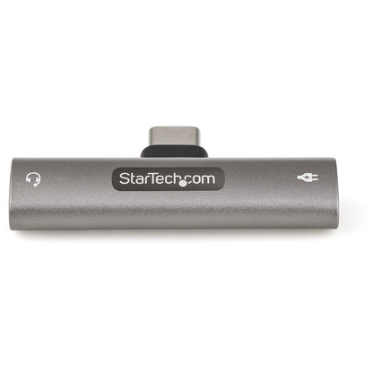 Adaptateur audio et de charge USB C StarTech.com, adaptateur audio USB-C avec prise casque 3,5 mm et chargement USB Type-C PD, pour téléphone/tablette USB-C CDP235APDM