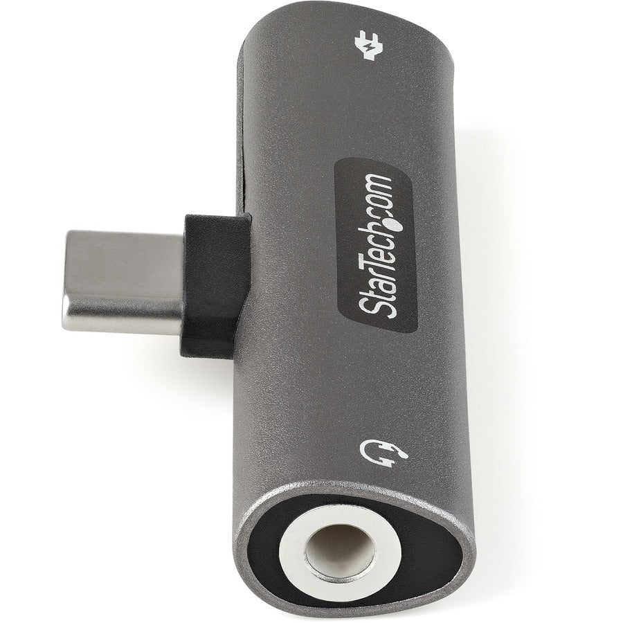 Adaptateur audio et de charge USB C StarTech.com, adaptateur audio USB-C avec prise casque 3,5 mm et chargement USB Type-C PD, pour téléphone/tablette USB-C CDP235APDM