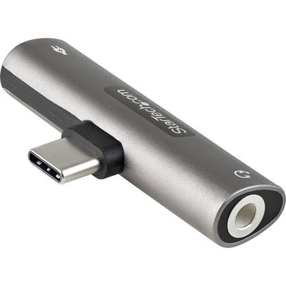 Adaptateur audio et de charge USB C StarTech.com, adaptateur audio USB-C avec prise casque 3,5 mm et chargement USB Type-C PD, pour téléphone/tablette USB-C CDP235APDM