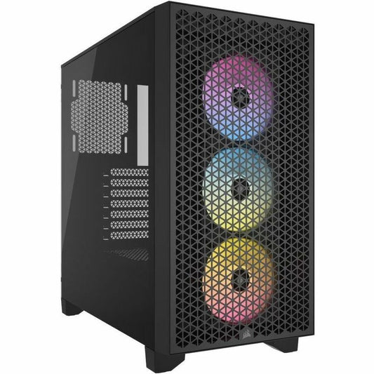 Boîtier PC moyen-tour Corsair 3000D RGB AIRFLOW - Noir CC-9011255-WW
