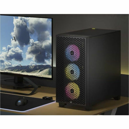 Corsair 3000D RGB AIRFLOW Mid-Tower PC Case - Black CC-9011255-WW