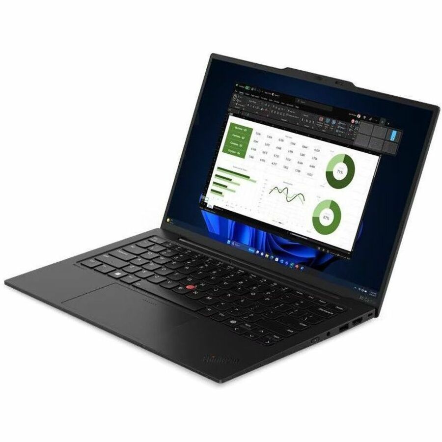 Ordinateur portable Lenovo ThinkPad X1 Carbon Gen 12 21KC00B1US 14" avec écran tactile - WUXGA - Intel Core Ultra 7 165U - Technologie vPro - Plateforme Intel Evo - 32 Go - SSD 512 Go - Clavier anglais - Peinture noire 21KC00B1US