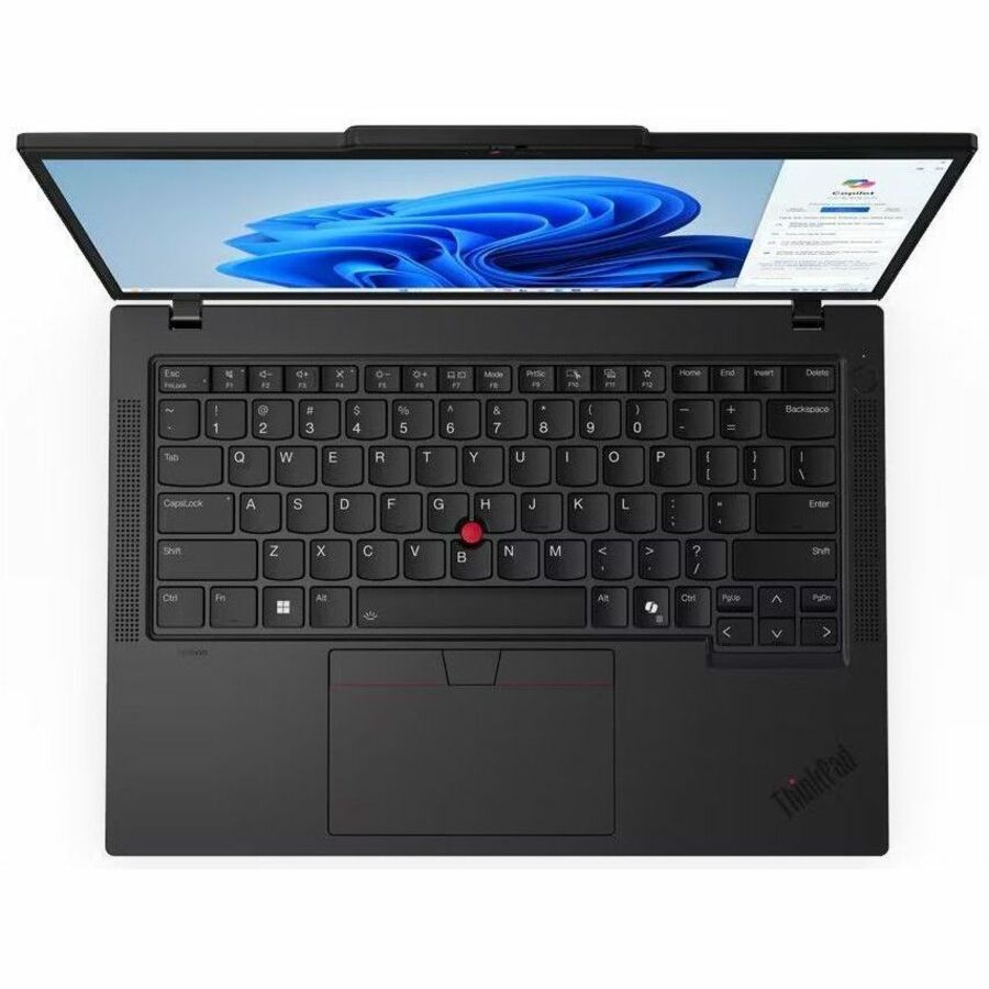 Ordinateur portable Lenovo ThinkPad T14 Gen 5 21ML008NUS 14" (355,60 mm) à écran tactile - WUXGA - Intel Core Ultra 7 165U - Technologie vPro - 32 Go - SSD 512 Go - Clavier anglais - Noir 21ML008NUS