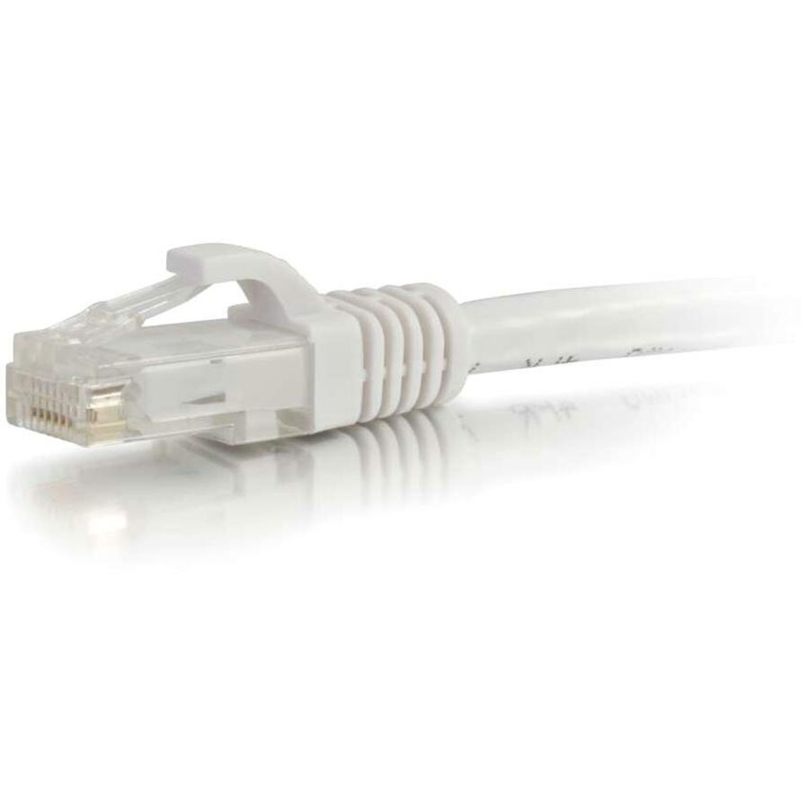 Câble de raccordement réseau C2G-30 pieds Cat6 sans accroc non blindé (UTP) - Blanc 04042