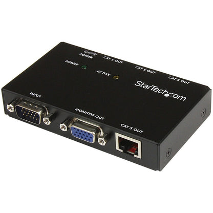 StarTech.com Extendeur vidéo VGA 4 ports sur CAT5 - 150 m (450 pi) ST1214T