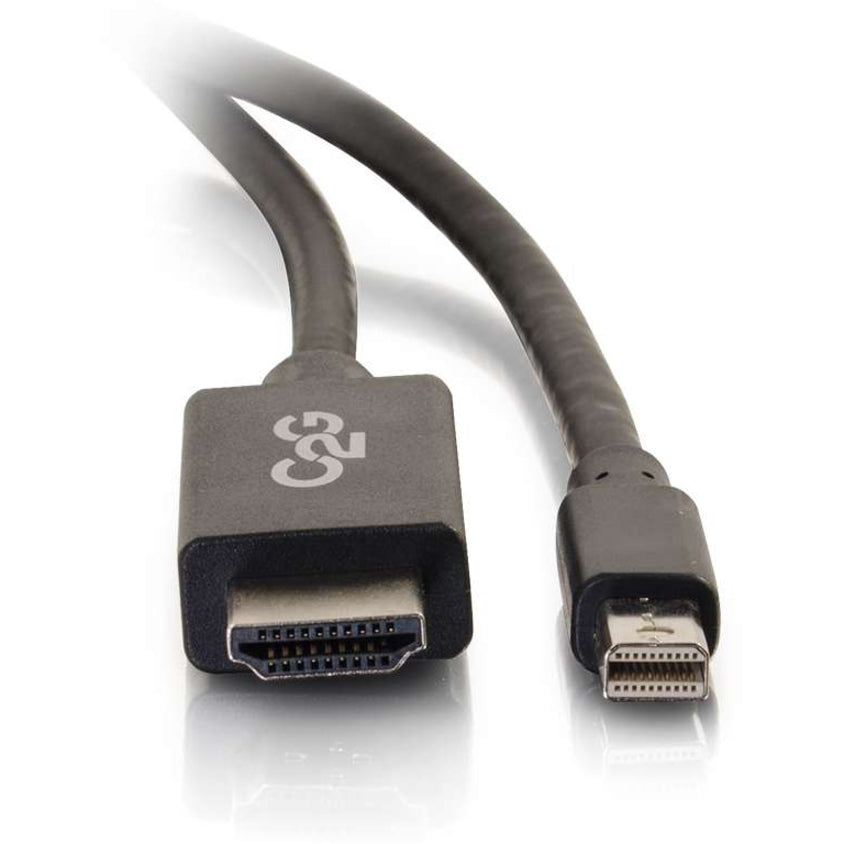 Câble adaptateur Mini DisplayPort vers HD de 1,8 m C2G - Noir - TAA 54421