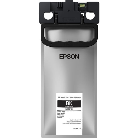 Cartouche d'encre à jet d'encre Epson DURABrite Ultra 902XXL d'origine à très haut rendement - Noir Pack T902XXL120