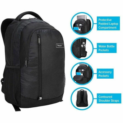 Targus Sport TSB89104US Carrying Case (Backpack) for 15.6" Notebook - Black TSB89104US