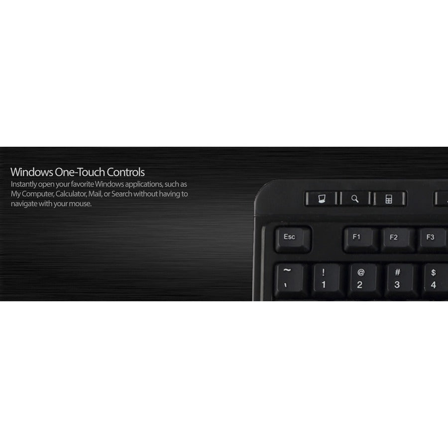 Clavier de bureau multimédia Adesso avec concentrateur USB à 3 ports AKB-132HB