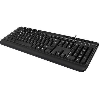 Clavier de bureau multimédia Adesso avec concentrateur USB à 3 ports AKB-132HB