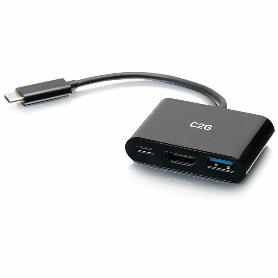 Station d'accueil pour ordinateur portable C2G USB C avec HDMI, USB-A, USB-C - 4K 30 Hz C2G54453