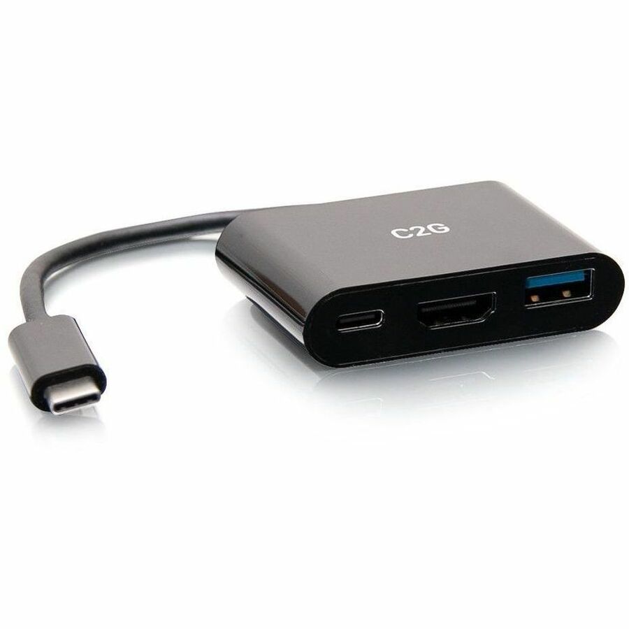 Station d'accueil pour ordinateur portable C2G USB C avec HDMI, USB-A, USB-C - 4K 30 Hz C2G54453