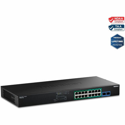 Commutateur Gigabit PoE++ 18 ports TRENDnet TPE-BG182G