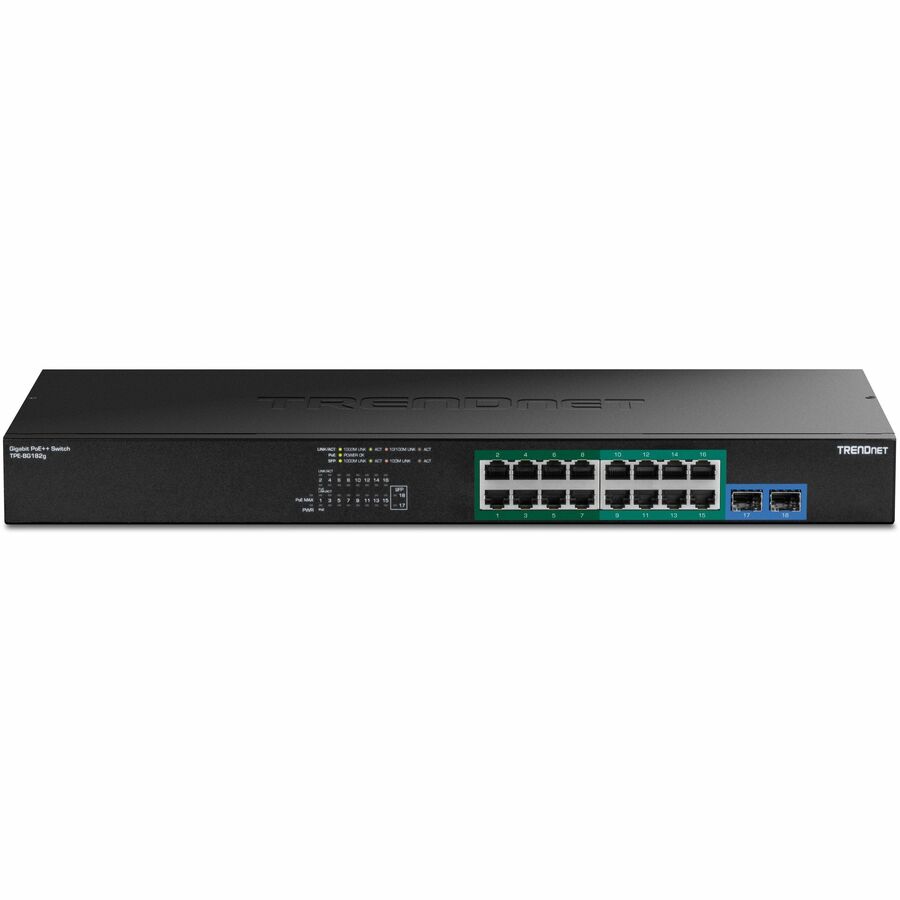 Commutateur Gigabit PoE++ 18 ports TRENDnet TPE-BG182G